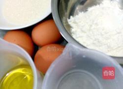 千叶纹海绵蛋糕的做法图解1