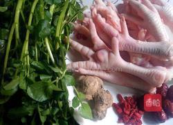 西洋菜鸡爪汤的做法图解1