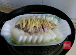 腊鸭腿蒸冬瓜的做法图解6