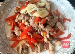 蒜苗炒肉的做法图解3