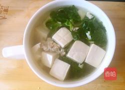 芹菜豆腐肉末汤的做法图解5