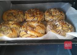 豆沙面包花的做法图解19