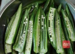 凉拌秋葵的做法图解2
