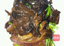 黄蘑扣肉的做法图解8