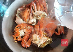 九层塔炒膏蟹的做法图解9