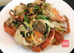 九层塔炒膏蟹的做法图解11
