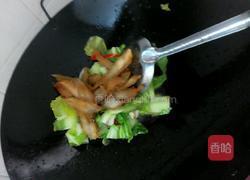 小龙利鱼干炒大白菜的做法图解9