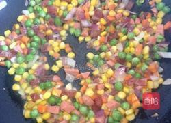 黄金杂蔬炒饭的做法图解5