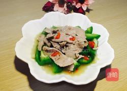 沙茶牛肉爆青椒的做法图解8