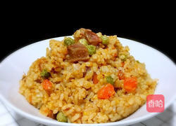 土豆香肠胡萝卜焖饭的做法图解6