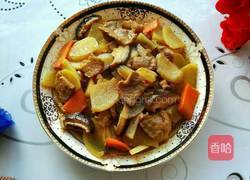 土豆炒香菇肉片的做法图解6