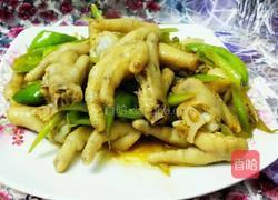 辣椒炒鸡爪的做法图解5