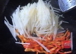 萝卜炒牛肉丝的做法图解5