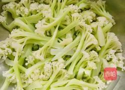 素炒有机花菜的做法图解1
