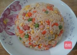 五彩蛋炒饭的做法图解5