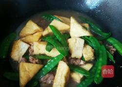 三角豆腐炒肉的做法图解5