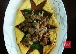 三角豆腐炒肉的做法图解6