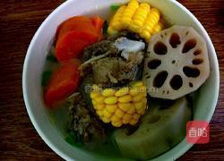 莲藕玉米龙骨汤的做法图解5