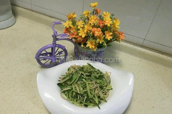 黄瓜拌豆皮