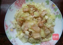 包菜炒肉的做法图解6