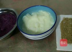 紫薯山药蜂蜜糕的做法图解3