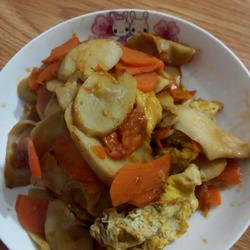 杏鲍菇炒胡萝卜的做法[图]