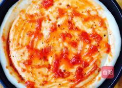 鲜虾培根披萨的做法图解4