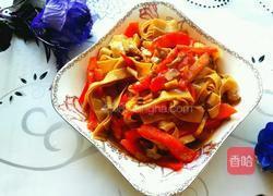 红椒干豆腐的做法图解5
