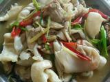 蘑菇瘦肉炒鱼泡的做法[图]