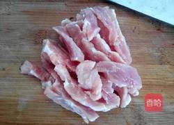 莴笋肉片的做法图解3