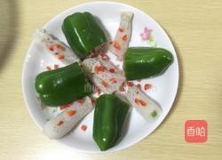 竹荪青椒酿的做法图解5
