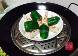 竹荪青椒酿的做法图解6