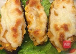 芝士焗红薯的做法图解3