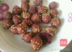 紫薯小麻团的做法图解12