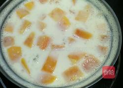 牛奶红豆木瓜西米露的做法图解4