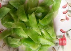 苔子炒肉的做法图解2