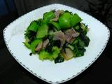 青菜炒咸肉的做法[图]