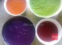 五彩花朵的做法图解1