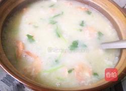 鱿鱼虾粥的做法图解12
