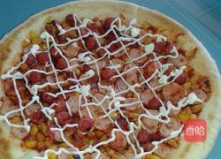 鱼丸玉米披萨的做法图解5