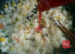 彩色炒饭的做法图解6