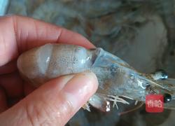 蒜蓉油菜大虾的做法图解2