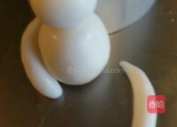 翻糖捏塑(大白)的做法图解5