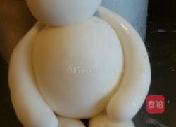 翻糖捏塑(大白)的做法图解7
