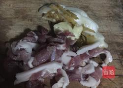 肉丝蒜台的做法图解3