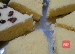 红枣蒸鸡蛋糕的做法图解4