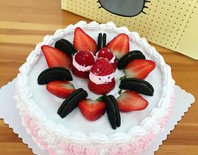8寸草莓奶油蛋糕[图]