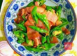 青椒腊肉的做法图解7