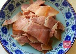 青椒腊肉的做法图解4