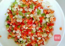 凉拌杏仁青红椒的做法图解9